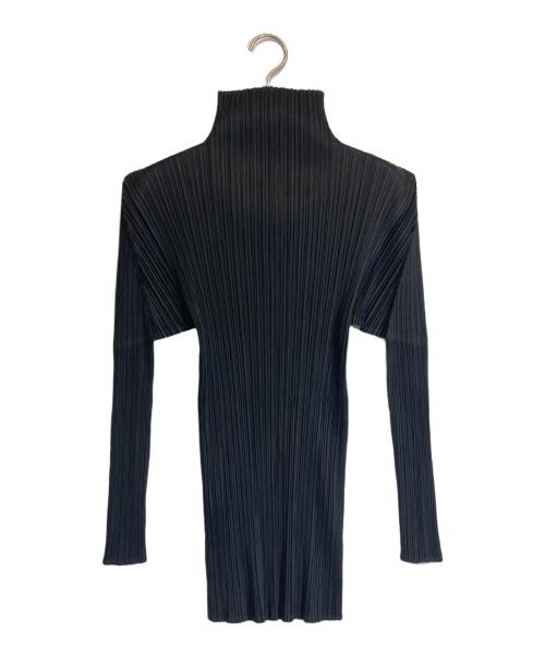 PLEATS PLEASE（プリーツプリーズ）PLEATS PLEASE (プリーツプリーズ) プリーツカットソー ブラック サイズ:3の古着・服飾アイテム