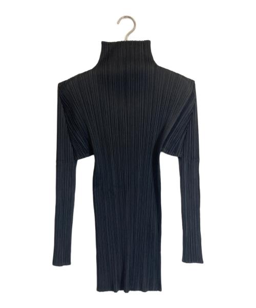PLEATS PLEASE（プリーツプリーズ）PLEATS PLEASE (プリーツプリーズ) プリーツカットソー ブラック サイズ:3の古着・服飾アイテム