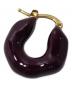 JIL SANDER (ジルサンダー) チャンキーフープピアス パープル：8000円