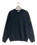 STONE ISLANDストーンアイランド）の古着「腕章クルーネックスウェット」｜ブラック