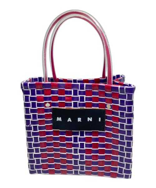 MARNI（マルニ）MARNI (マルニ) カゴバッグ パープルの古着・服飾アイテム