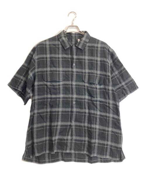 KAPTAIN SUNSHINE（キャプテンサンシャイン）KAPTAIN SUNSHINE (キャプテンサンシャイン) Short Sleeve Open Collar Shirt ブラック サイズ:Lの古着・服飾アイテム