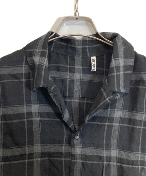 KAPTAIN SUNSHINE（キャプテンサンシャイン）KAPTAIN SUNSHINE (キャプテンサンシャイン) Short Sleeve Open Collar Shirt ブラック サイズ:Lの古着・服飾アイテム