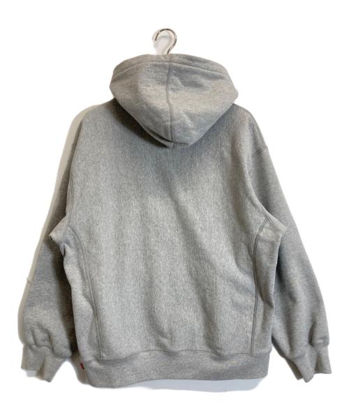 SUPREME（シュプリーム）Supreme (シュプリーム) cross box logo hooded sweat shirt グレー サイズ:Ｌの古着・服飾アイテム
