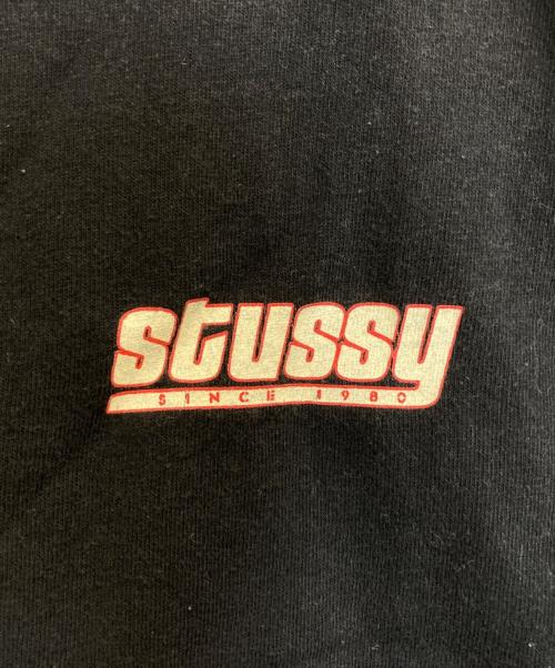 stussy（ステューシー）stussy (ステューシー) プリントTシャツ ブラック サイズ:Lの古着・服飾アイテム