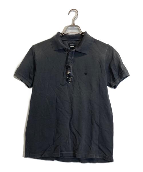 DIESEL（ディーゼル）DIESEL (ディーゼル) ポロシャツ グレー サイズ:Sの古着・服飾アイテム