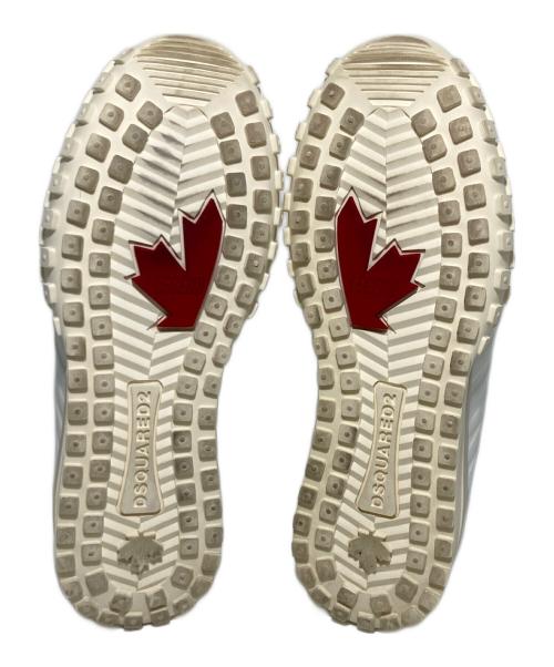 DSQUARED2（ディースクエアード）DSQUARED2 (ディースクエアード) スニーカー ホワイト サイズ:40の古着・服飾アイテム