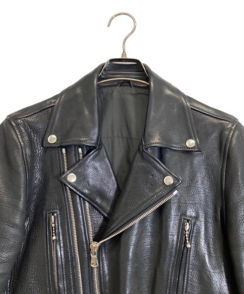 THE VIRIDI-ANNE（ヴィリジアン）THE VIRIDI-ANNE (ヴィリジアン) ダブルレーンレザーライダースジャケット ブラック サイズ:1の古着・服飾アイテム