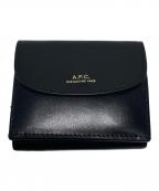 A.P.C.アーペーセー）の古着「コンパクトウォレット」｜ブラック