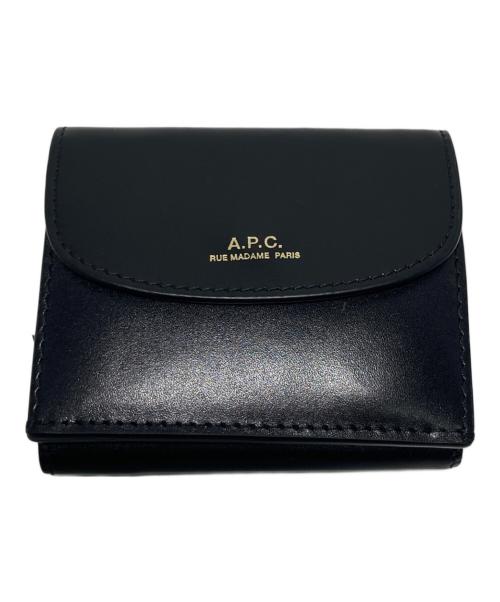 A.P.C.（アーペーセー）A.P.C. (アーペーセー) コンパクトウォレット ブラックの古着・服飾アイテム