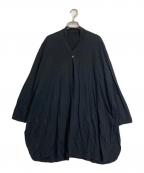 babaghuriババグーリ）の古着「ヘンプ混ワンピース」｜ブラック