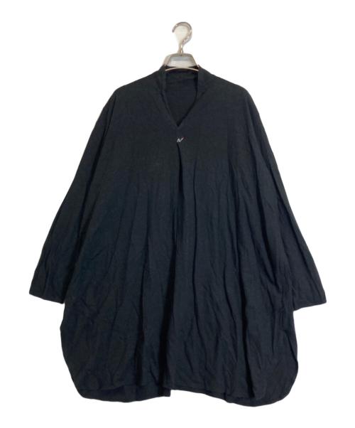 babaghuri（ババグーリ）babaghuri (ババグーリ) ヘンプ混ワンピース ブラック サイズ:Mの古着・服飾アイテム