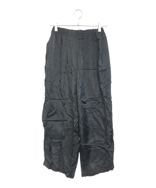 ROBE DE CHAMBRE COMME DES GARCONS（ローブドシャンブル コムデギャルソン）ROBE DE CHAMBRE COMME DES GARCONS (ローブドシャンブル コムデギャルソン) 80's レーヨンパンツ ブラック サイズ:表記なしの古着・服飾アイテム