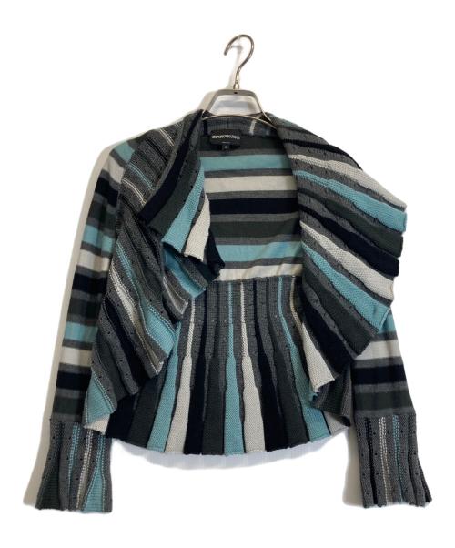 EMPORIO ARMANI（エンポリオ アルマーニ）EMPORIO ARMANI (エンポリオ アルマーニ) カーディガン グレー サイズ:XLの古着・服飾アイテム