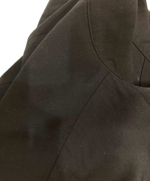 Y's（ワイズ）Y's (ワイズ) ノーカラーウールギャバジンジャケット ブラック サイズ:Sの古着・服飾アイテム