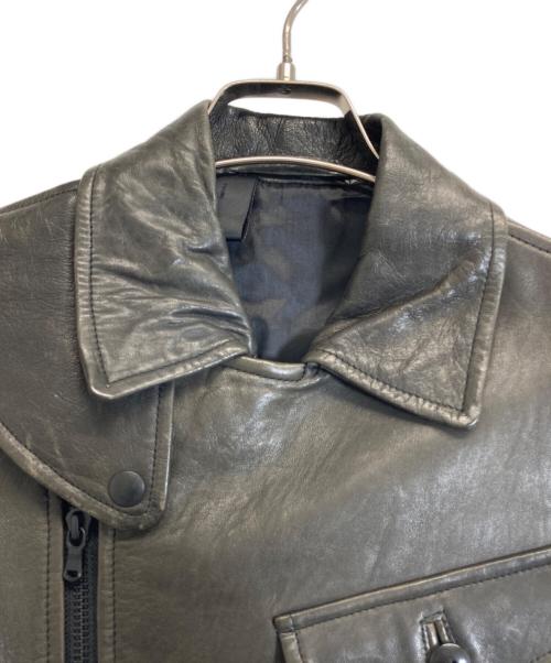 N.HOOLYWOOD（エヌ ハリウッド）N.HOOLYWOOD (エヌ ハリウッド) レザージャケット ブラウン サイズ:36の古着・服飾アイテム