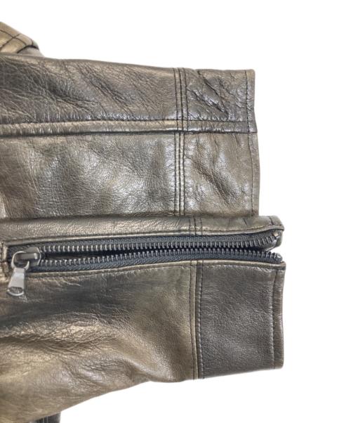 N.HOOLYWOOD（エヌ ハリウッド）N.HOOLYWOOD (エヌ ハリウッド) レザージャケット ブラウン サイズ:36の古着・服飾アイテム