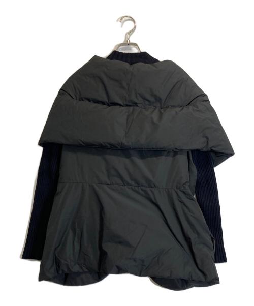 YOSHIE INABA（ヨシエ イナバ）YOSHIE INABA (ヨシエ イナバ) ニット付きダウンジャケット ブラック サイズ:Lの古着・服飾アイテム