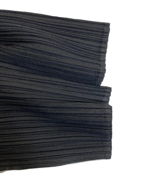 PLEATS PLEASE（プリーツプリーズ）PLEATS PLEASE (プリーツプリーズ) プリーツカットソー ブラック サイズ:4の古着・服飾アイテム