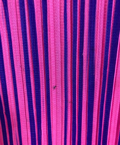 PLEATS PLEASE（プリーツプリーズ）PLEATS PLEASE (プリーツプリーズ) プリーツ総柄カットソー ネイビー サイズ:3の古着・服飾アイテム