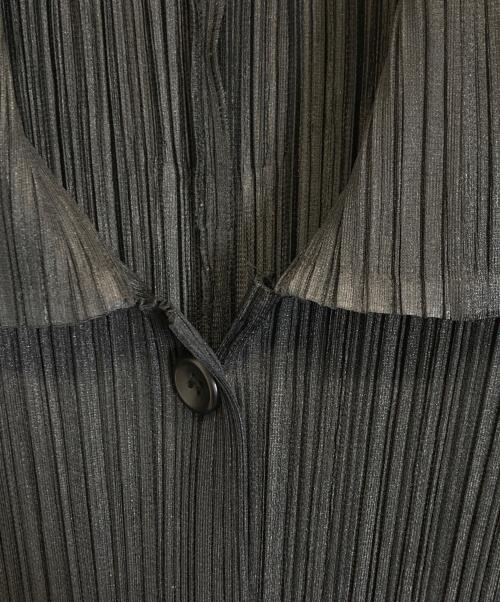 PLEATS PLEASE（プリーツプリーズ）PLEATS PLEASE (プリーツプリーズ) シャツワンピース ブラック サイズ:3の古着・服飾アイテム