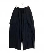 tricot COMME des GARCONSトリココムデギャルソン）の古着「ウールバルーンカーゴパンツ」｜ブラック