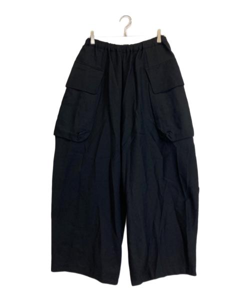 tricot COMME des GARCONS（トリココムデギャルソン）tricot COMME des GARCONS (トリココムデギャルソン) ウールバルーンカーゴパンツ ブラック サイズ:-の古着・服飾アイテム