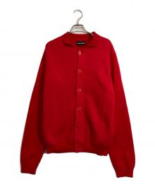 EMPORIO ARMANI（エンポリオ アルマーニ）の古着「ニットジャケット」｜レッド