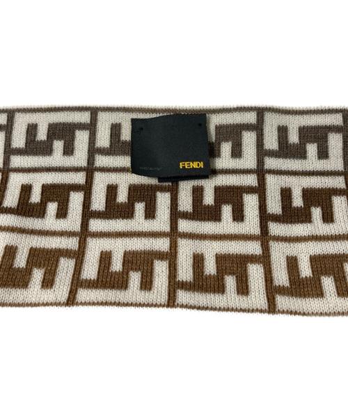 FENDI（フェンディ）FENDI (フェンディ) マフラー ブラウンの古着・服飾アイテム