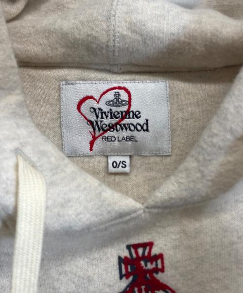 Vivienne Westwood RED LABEL（ヴィヴィアンウエストウッドレッドレーベル）Vivienne Westwood RED LABEL (ヴィヴィアンウエストウッドレッドレーベル) 袖変形デザインパーカー ベージュ サイズ:Ｓの古着・服飾アイテム