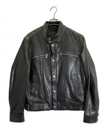 BOSS（ボス）の古着「レザージャケット」｜ブラック