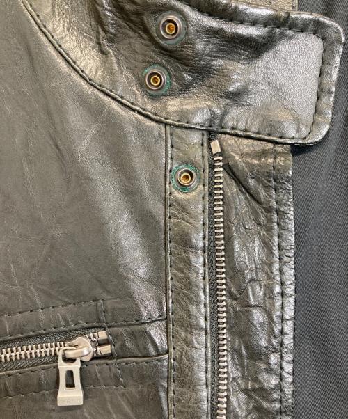 BOSS（ボス）BOSS (ボス) レザージャケット ブラック サイズ:50の古着・服飾アイテム