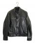 BOSS（ボス）の古着「レザージャケット」｜ブラック