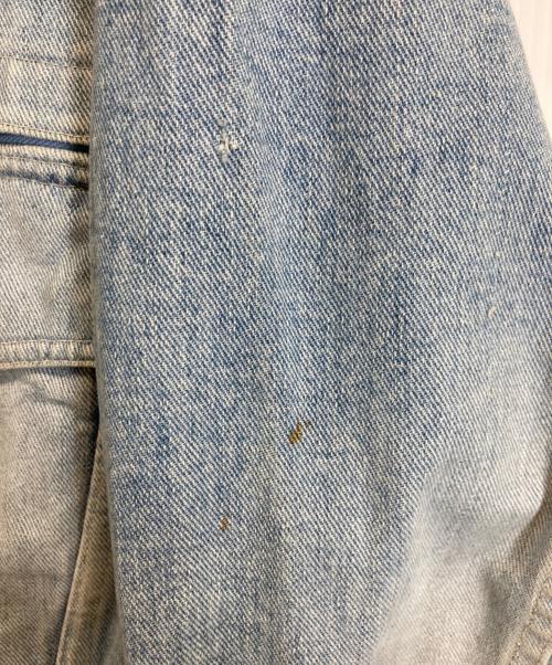 VERSACE（ヴェルサーチェ）VERSACE (ヴェルサーチェ) バック刺繍デニムジャケット インディゴ サイズ:Sの古着・服飾アイテム