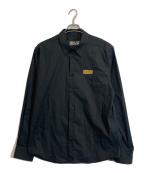 VERSACE JEANS COUTUREヴェルサーチ ジーンズクチュール）の古着「プレートシャツ」｜ブラック