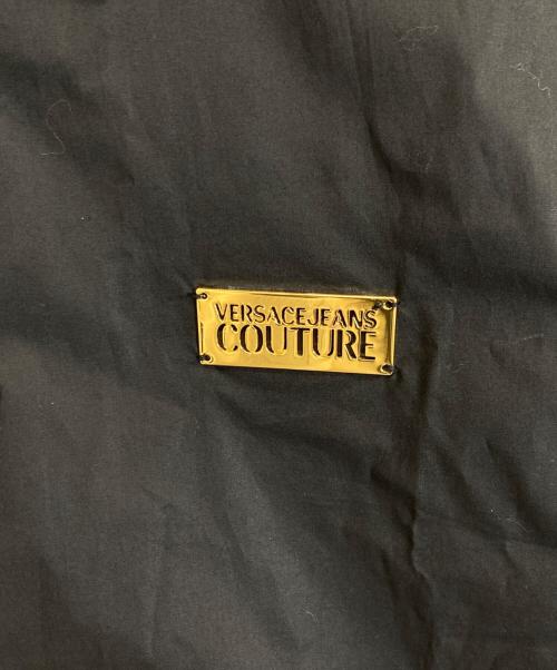 VERSACE JEANS COUTURE（ヴェルサーチ ジーンズクチュール）VERSACE JEANS COUTURE (ヴェルサーチ ジーンズクチュール) プレートシャツ ブラック サイズ:48の古着・服飾アイテム