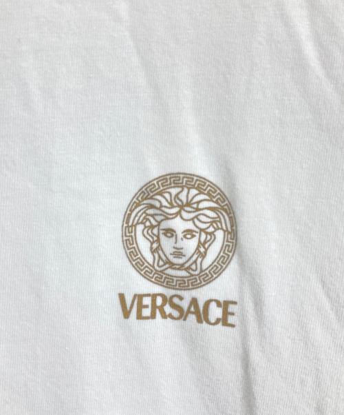 VERSACE（ヴェルサーチェ）VERSACE (ヴェルサーチェ) メデューサカットソー ホワイト サイズ:5 未使用品の古着・服飾アイテム