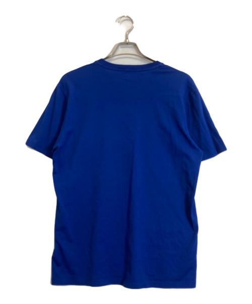 VERSACE（ヴェルサーチェ）VERSACE (ヴェルサーチェ) ロゴTシャツ ブルー サイズ:XLの古着・服飾アイテム