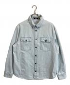 VERSACEヴェルサーチェ）の古着「メデューサボタンデニムジャケット」｜インディゴ