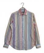 ETROエトロ）の古着「マルチカラーシャツ」｜レッド
