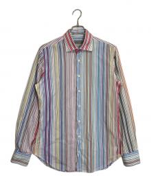 ETRO（エトロ）の古着「マルチカラーシャツ」｜レッド