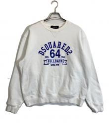 DSQUARED2（ディースクエアード）の古着「ロゴスウェット」｜ホワイト