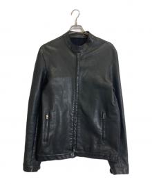 salvatore santoro（サルヴァトーレサントロ）の古着「レザージャケット」｜ブラック