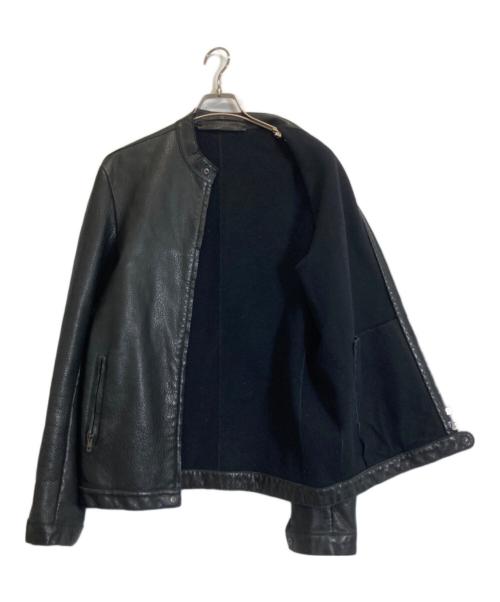 salvatore santoro（サルヴァトーレサントロ）Salvatore Santoro (サルヴァトーレサントロ) レザージャケット ブラック サイズ:-の古着・服飾アイテム