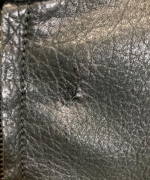 salvatore santoro（サルヴァトーレサントロ）Salvatore Santoro (サルヴァトーレサントロ) レザージャケット ブラック サイズ:-の古着・服飾アイテム