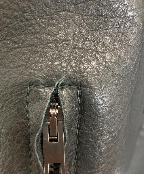 salvatore santoro（サルヴァトーレサントロ）Salvatore Santoro (サルヴァトーレサントロ) レザージャケット ブラック サイズ:-の古着・服飾アイテム