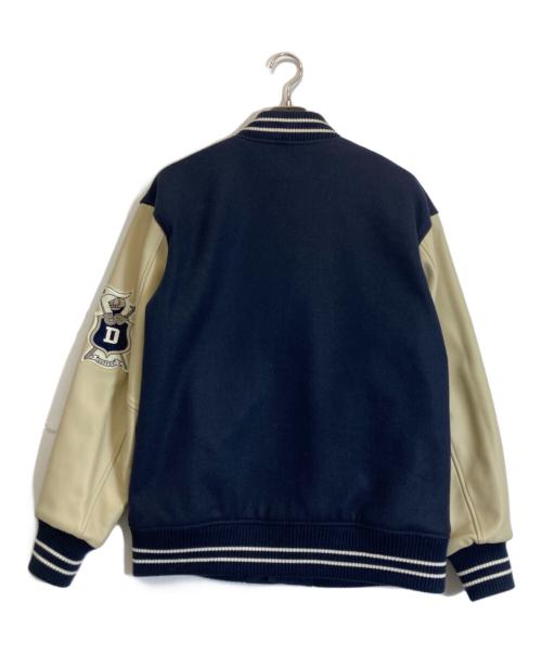 The Duffer of ST.George（ザ ダファーオブセントジョージ）The DUFFER of ST.GEORGE (ザ ダファーオブセントジョージ) ラムレザースタジャン ネイビー サイズ:Lの古着・服飾アイテム