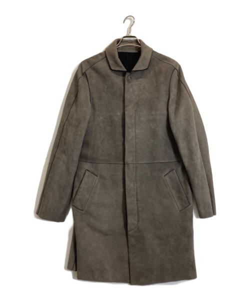 salvatore santoro（サルヴァトーレサントロ）Salvatore Santoro (サルヴァトーレサントロ) カウレザーコート ブラウン サイズ:50の古着・服飾アイテム