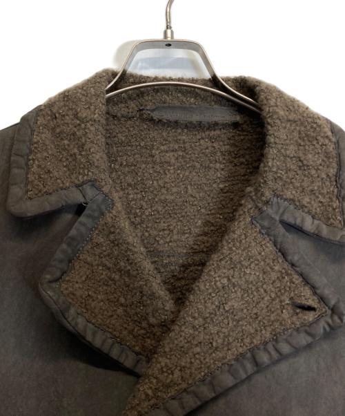 salvatore santoro（サルヴァトーレサントロ）Salvatore Santoro (サルヴァトーレサントロ) カウレザージャケット ブラウン サイズ:50の古着・服飾アイテム