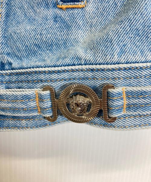 VERSACE（ヴェルサーチェ）VERSACE (ヴェルサーチェ) デニムジャケット インディゴ サイズ:48の古着・服飾アイテム